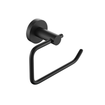 Heritage Lullington Toilet Roll Holder - Matt Black | Product Image