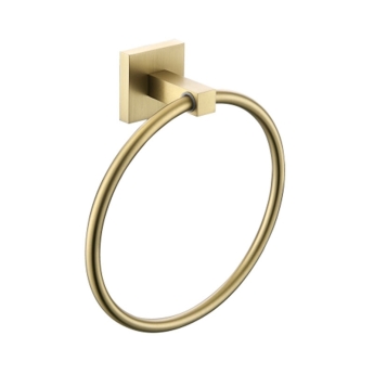 Heritage Oakham Towel Ring - Brushed Brass | Product Image
