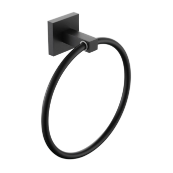 Heritage Oakham Towel Ring - Black | Product Image