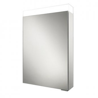 HiB Apex 50 Aluminium Bathroom Cabinet with Mirrored Sides 700mm H X 500mm W