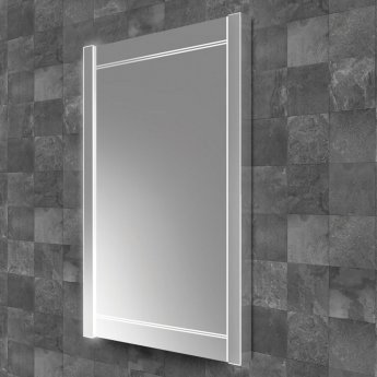 HiB Duplus 50 LED Bathroom Mirror 900mm H x 500mm W