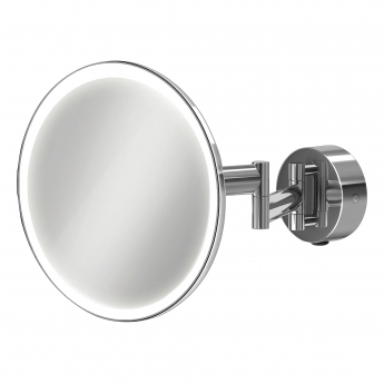 HiB Eclipse LED Magnifying Mirror with Rocker Switch - Round