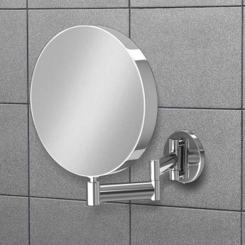 HiB Helix Magnifying Bathroom Mirror - Round
