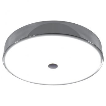 HiB Lumen LED Round Ceiling Light 300mm Diameter - Chrome