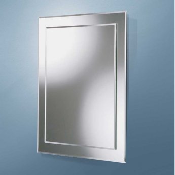 HiB Olivia Designer Bathroom Mirror 600mm H x 400mm W