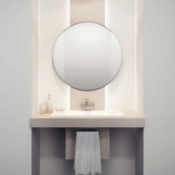 HiB Rondo Designer Bathroom Mirror 500mm Diameter
