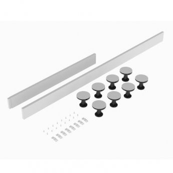 Nuie Shower Tray Riser Kit (105mm High) for 1100-1200mm Rectangular Trays - White