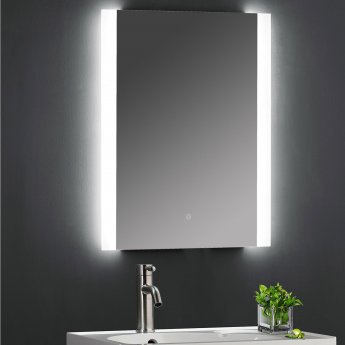 Hudson Reed Ambient Bathroom Mirror with 21W Bulb 700mm H x 500mm W
