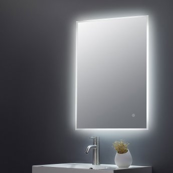 Hudson Reed Ambient Bathroom Mirror with 25W Bulb 700mm H x 500mm W