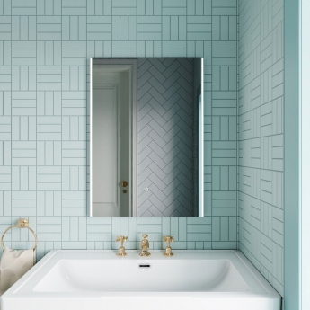 Hudson Reed LED Bathroom Mirror with 21W Bulb 700mm H x 500mm W