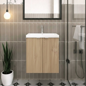 Hudson Reed Fusion 500mm 2-Door Wall Hung Vanity Unit