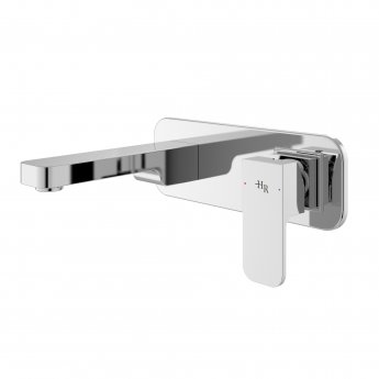 Hudson Reed Astra Single Lever Basin Mixer Tap Wall Mounted - Chrome