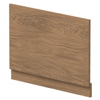 Hudson Reed Bath End Panel 560mm H x 750mm W - Antique Oak