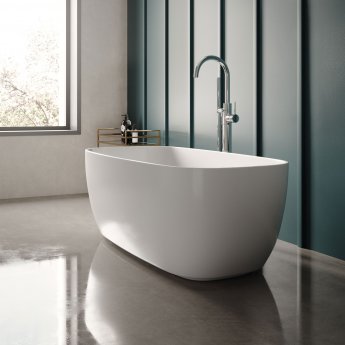 Hudson Reed Bella Freestanding Bath 1495mm x 720mm - White
