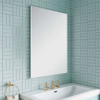 Hudson Reed Ambient Bathroom Mirror with Touch Sensor 800mm H x 600mm W