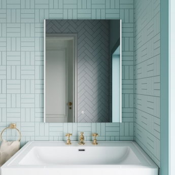 Hudson Reed Ambient Bathroom Mirror with Touch Sensor 800mm H x 600mm W