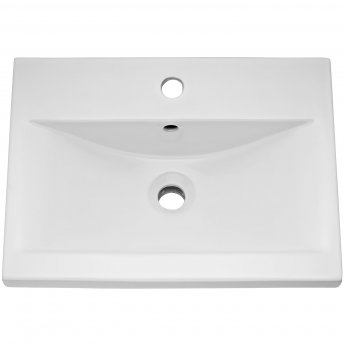 Hudson Reed Coast Floor Standing Vanity Unit with Basin 1 500mm Wide - Gloss White