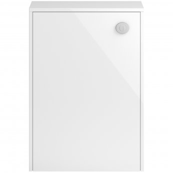 Hudson Reed Coast Back to Wall WC Unit 500mm Wide - White Gloss