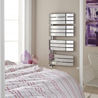 Hudson Reed Elgin Designer Heated Towel Rail 1080mm H x 550mm W - Chrome