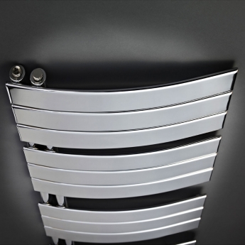 Hudson Reed Elgin Designer Heated Towel Rail 1080mm H x 550mm W - Chrome