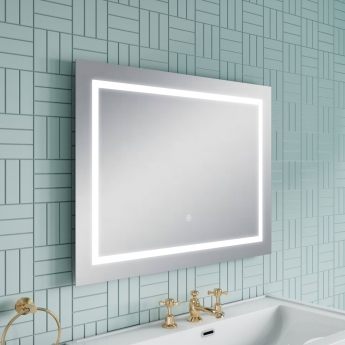 Hudson Reed Bathroom Mirror with Touch Sensor 600mm H x 800mm W