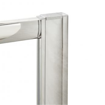 Hudson Reed 1900mm Shower Door Profile Extension Kit - Polished Chrome (Pack of 2)