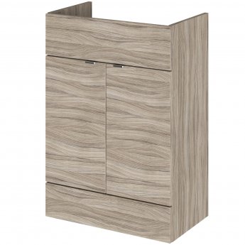 Hudson Reed Fusion Vanity Unit 600mm Wide - Driftwood