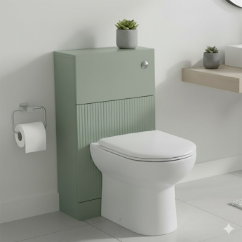 Hudson Reed Fluted 500mm Back-to-Wall WC Unit