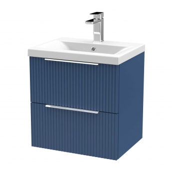 Hudson Reed Fluted 500mm 2-Drawer Wall Hung Vanity Unit
