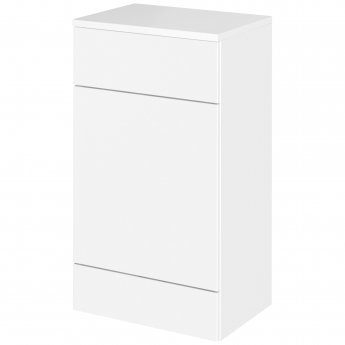 Hudson Reed Fusion WC Unit with Coloured Worktop 500mm Wide - Gloss White