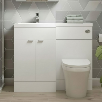 Hudson Reed Fusion 1000mm Combination Vanity and WC Unit