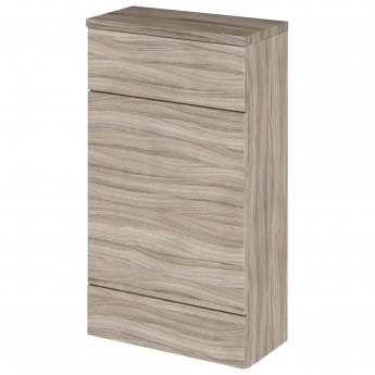 Hudson Reed Fusion Compact WC Unit with Coloured Worktop 500mm Wide - Driftwood