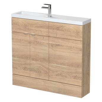 Hudson Reed Fusion Slimline 1100mm Combination Vanity and WC Unit