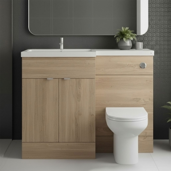 Hudson Reed Fusion 1100mm Combination Vanity and WC Unit