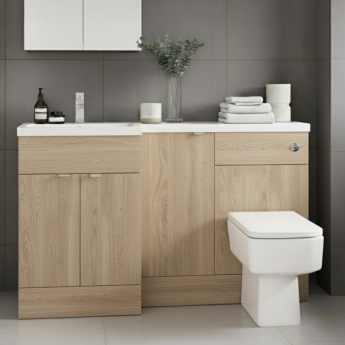 Hudson Reed Fusion 1500mm Combination Vanity and WC Unit