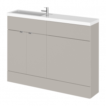 Hudson Reed Fusion Slimline 1200mm Combination Vanity and WC Unit