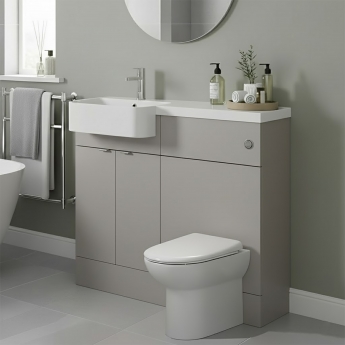Hudson Reed Fusion 1000mm Combination Semi-Recessed Vanity and WC Unit