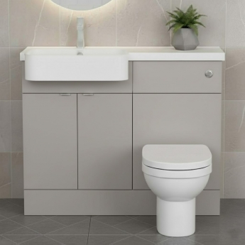 Hudson Reed Fusion 1100mm Combination Semi-Recessed Vanity and WC Unit
