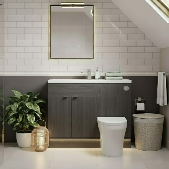 Hudson Reed Fusion Slimline 1200mm Combination Vanity and WC Unit