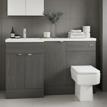 Hudson Reed Fusion 1500mm Combination Vanity and WC Unit