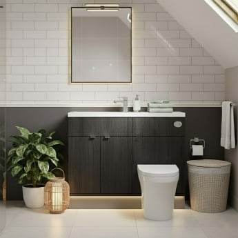 Hudson Reed Fusion Slimline 1200mm Combination Vanity and WC Unit