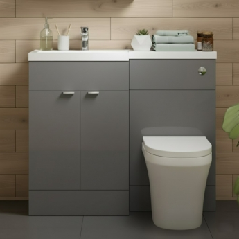 Hudson Reed Fusion 1200mm Combination Vanity and WC Unit