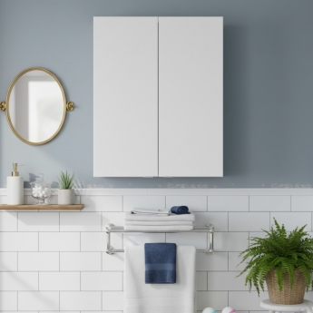 Hudson Reed Fusion Wall Unit 500mm Wide - Gloss White