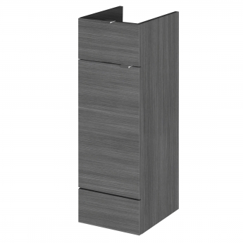 Hudson Reed Fusion Base Unit with 1 Drawer 300mm Wide - Anthracite Woodgrain