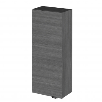 Hudson Reed Fusion Wall Unit 300mm Wide - Anthracite Woodgrain