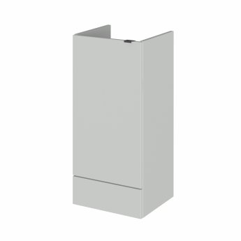 Hudson Reed Fusion Base Unit 400mm Wide - Gloss Grey Mist