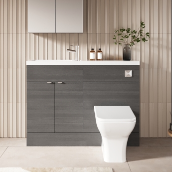 Hudson Reed Fusion Slimline 1200mm Combination Vanity and WC Unit | Product Image