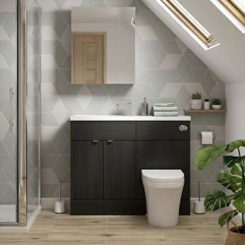 Hudson Reed Fusion Slimline 1000mm Combination Vanity and WC Unit