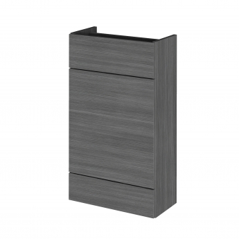Hudson Reed Fusion LH Combination Unit with 500mm WC Unit - 1000mm Wide - Anthracite Woodgrain