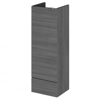 Hudson Reed Fusion Compact Base Unit 300mm Wide - Anthracite Woodgrain